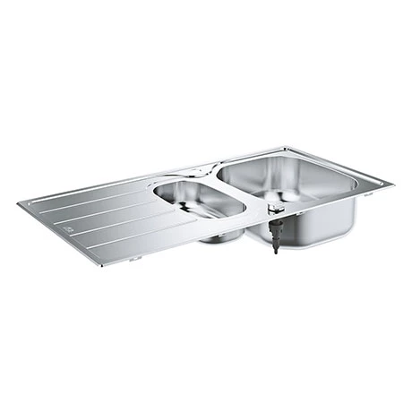 Grohe K200 1.5 Bowl Stainless Steel Kitchen Sink - 31564SD1 1 Grohe K200 1.5 Bowl Stainless Steel Kitchen Sink - 31564SD1