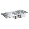 Grohe K400+ 1.5 Bowl Stainless Steel Kitchen Sink - 31569SD0
