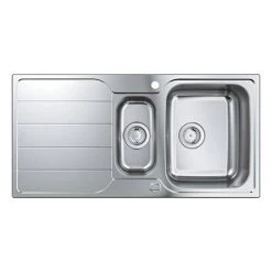 Grohe K500 1.5 Bowl Stainless Steel Kitchen Sink - 31572SD1 6 Grohe K500 1.5 Bowl Stainless Steel Kitchen Sink - 31572SD1 -Kitchen Sinks Shop 31572SD1 D2 460