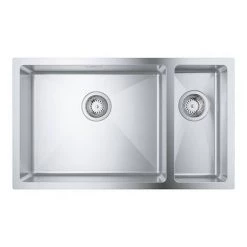 Grohe K700 1.5 Bowl Undermount Stainless Steel Kitchen Sink - 31575SD1 -Kitchen Sinks Shop 31575SD1 D1 460