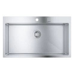 Grohe K800 1.0 Bowl Stainless Steel Kitchen Sink - 31584SD1 6 Grohe K800 1.0 Bowl Stainless Steel Kitchen Sink - 31584SD1 -Kitchen Sinks Shop 31584SD1 D2 460