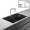 Hansgrohe C51-F635-09 1.5 Bowl Kitchen Sink & Tap Bundle - 43220000