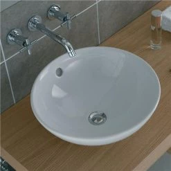VitrA - Options 43cm Countertop Vanity Basin - 4324B003-0012 -Kitchen Sinks Shop 4324 D2 375