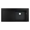 Hansgrohe S514-F450 1.0 Bowl Built-in Kitchen Sink with Drainer - Graphite Black - 43314170