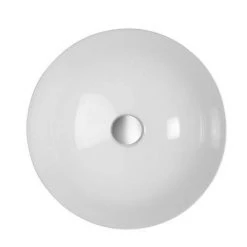 Crosswater Circus 400mm Countertop Basin White - CT4084UCW -Kitchen Sinks Shop AA 460