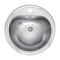 Reginox Atlantis 1.0 Bowl 1TH Stainless Steel Inset/Undermount Kitchen Sink