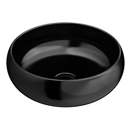 Arezzo Round Counter Top Basin (360mm Diameter - Gloss Black) 1 Arezzo Round Counter Top Basin (360mm Diameter - Gloss Black)