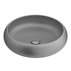 Arezzo Round Counter Top Basin (420mm Diameter - Matt Grey)