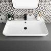 Arezzo 815 x 470mm Modern Large Counter Top 1TH Basin