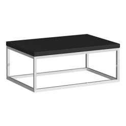 Arezzo 700 Matt Black Stone Resin Worktop with Chrome Wall Mounted Frame