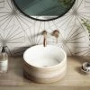 Arezzo Rustic Patterned Round Counter Top Basin - 410mm Diameter