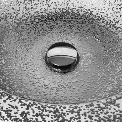 Arezzo Round 430mm Silver Mottled Relief Design Ceramic Counter Top Basin -Kitchen Sinks Shop AZJ2050 detail2 460