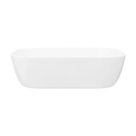 Arezzo 465 x 325mm Gloss White Curved Rectangular Counter Top Basin 4 Arezzo 465 x 325mm Gloss White Curved Rectangular Counter Top Basin - Image 4