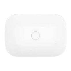 Arezzo 465 x 325mm Gloss White Curved Rectangular Counter Top Basin 10 Arezzo 465 x 325mm Gloss White Curved Rectangular Counter Top Basin -Kitchen Sinks Shop AZW465 d5 460