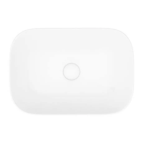 Arezzo 465 x 325mm Gloss White Curved Rectangular Counter Top Basin 5 Arezzo 465 x 325mm Gloss White Curved Rectangular Counter Top Basin - Image 5