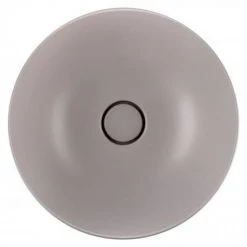 BagnoDesign Matt Grey Koy 400mm Round Countertop Basin -Kitchen Sinks Shop BDS KOY 702 MGY D2 460