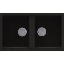 Reginox Best 450 2.0 Bowl Granite Kitchen Sink - Black