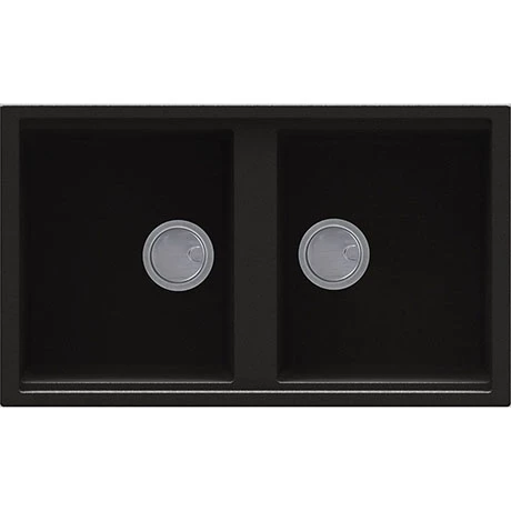 Reginox Best 450 2.0 Bowl Granite Kitchen Sink - Black 1 Reginox Best 450 2.0 Bowl Granite Kitchen Sink - Black