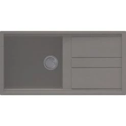 Reginox Best 480 1.0 Bowl Granite Kitchen Sink - Titanium