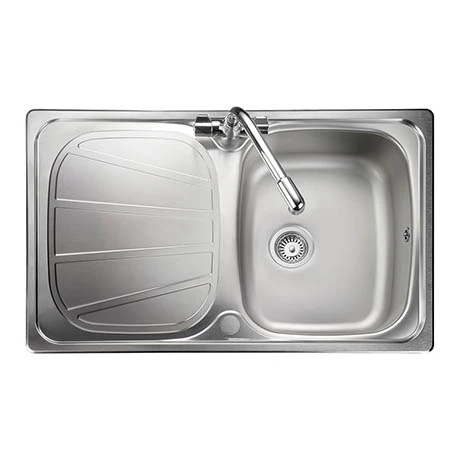 Rangemaster Baltimore Compact 1.0 Bowl Stainless Steel Kitchen Sink 1 Rangemaster Baltimore Compact 1.0 Bowl Stainless Steel Kitchen Sink