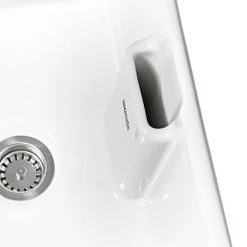 Rangemaster Grange Belfast White Ceramic Kitchen Sink incl. Basket Strainer Waste 10 Rangemaster Grange Belfast White Ceramic Kitchen Sink incl. Basket Strainer Waste -Kitchen Sinks Shop CGR595WH D3 460