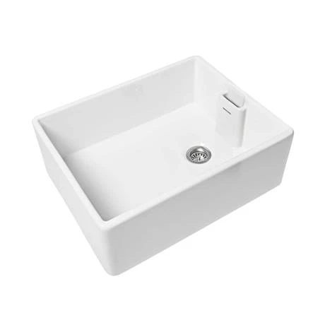 Rangemaster Grange Belfast White Ceramic Kitchen Sink incl. Basket Strainer Waste 6 Rangemaster Grange Belfast White Ceramic Kitchen Sink incl. Basket Strainer Waste - Image 6