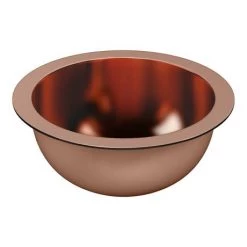 Trafalgar Polished Copper 407mm Round Counter Top Basin -Kitchen Sinks Shop COPB001 d2 460
