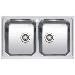 Reginox Diplomat 20 2.0 Bowl Stainless Steel Inset Kitchen Sink