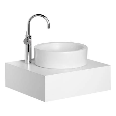 Ideal Standard White Round 40cm 0TH Vessel Basin 2 Ideal Standard White Round 40cm 0TH Vessel Basin - Image 2