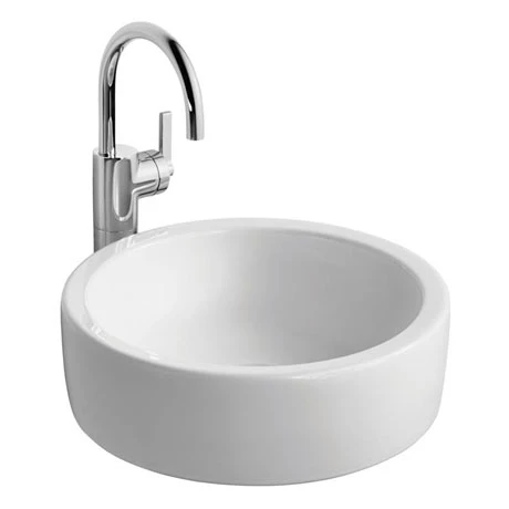 Ideal Standard White Round 40cm 0TH Vessel Basin 1 Ideal Standard White Round 40cm 0TH Vessel Basin