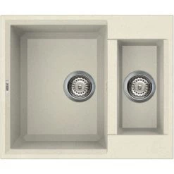 Reginox Easy 150 1.5 Bowl Granite Kitchen Sink - Cream