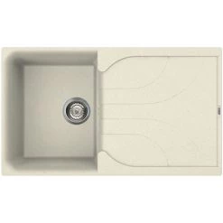 Reginox Ego 400 1.0 Bowl Granite Kitchen Sink - Cream