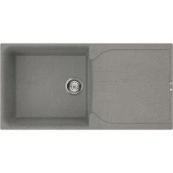 Reginox Ego 480 1.0 Bowl Granite Kitchen Sink - Titanium