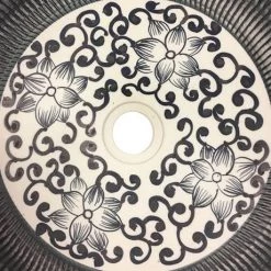 Kasbah Round 400mm Floral Patterned Ceramic Counter Top Basin -Kitchen Sinks Shop FP4BAS nd3 460