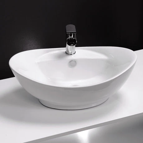 Faro Oval Counter Top Basin 1TH - 590 x 395mm 1 Faro Oval Counter Top Basin 1TH - 590 x 395mm
