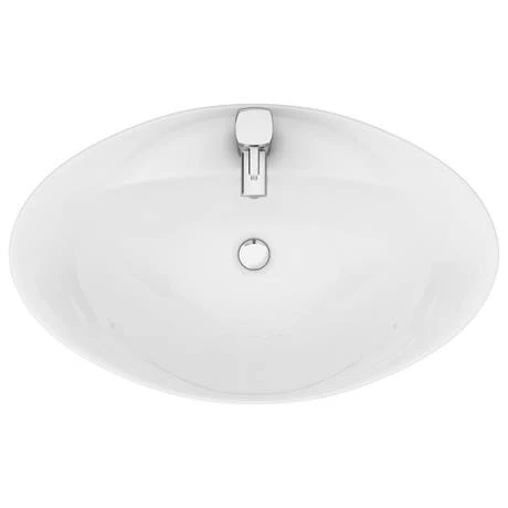 Faro Oval Counter Top Basin 1TH - 590 x 395mm 3 Faro Oval Counter Top Basin 1TH - 590 x 395mm - Image 3