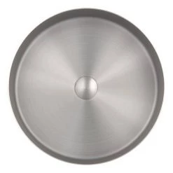 JTP Vos Round Inox Stainless Steel Counter Top Basin + Waste -Kitchen Sinks Shop IXCTR400 D2 460