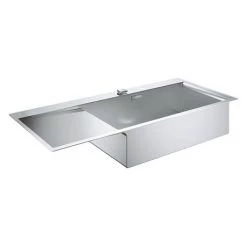 Grohe K1000 1.0 Bowl Stainless Steel Kitchen Sink 8 Grohe K1000 1.0 Bowl Stainless Steel Kitchen Sink -Kitchen Sinks Shop K1000SNK d1 460