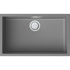 Reginox Multa 130 1.0 Bowl Granite Kitchen Sink - Light Grey