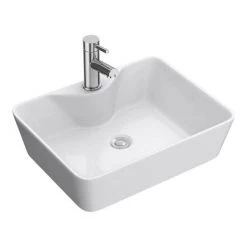 Nuie Tide Counter Top Vessel 1TH - 485 x 374mm - NBV119 -Kitchen Sinks Shop NBV119 d1 460