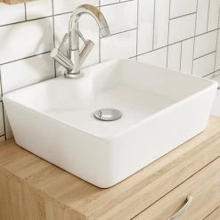 Nuie Tide Counter Top Vessel 1TH - 485 x 374mm - NBV119