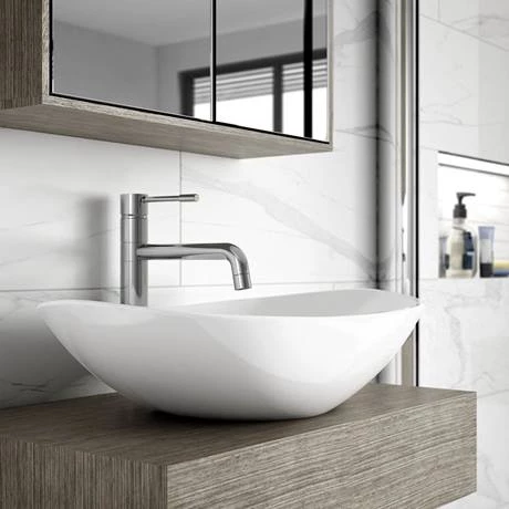 Hudson Reed Oval 615 x 355mm Countertop Vessel Basin - NBV159 2 Hudson Reed Oval 615 x 355mm Countertop Vessel Basin - NBV159 - Image 2