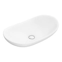 Hudson Reed Oval 615 x 355mm Countertop Vessel Basin - NBV159 5 Hudson Reed Oval 615 x 355mm Countertop Vessel Basin - NBV159 -Kitchen Sinks Shop NBV159 D3 460