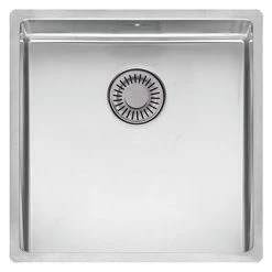 Reginox New York 40x40 1.0 Bowl Stainless Steel Integrated Kitchen Sink