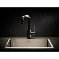 Reginox New York 50x40 1.0 Bowl Stainless Steel Integrated Kitchen Sink -Kitchen Sinks Shop NEWYORK50X40L D2 460