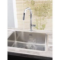 Reginox Ohio 50x40 1.0 Bowl Stainless Steel Kitchen Sink 7 Reginox Ohio 50x40 1.0 Bowl Stainless Steel Kitchen Sink -Kitchen Sinks Shop OHIO50X40L D3 460