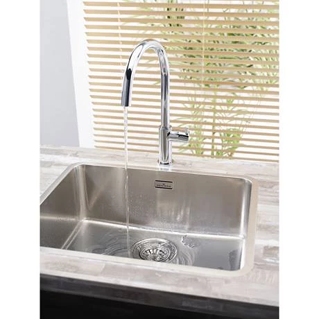 Reginox Ohio 50x40 1.0 Bowl Stainless Steel Kitchen Sink 4 Reginox Ohio 50x40 1.0 Bowl Stainless Steel Kitchen Sink - Image 4