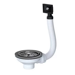 Viva Basket Strainer Waste with Square Overflow