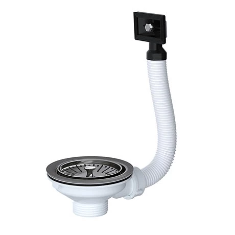 Viva Basket Strainer Waste with Square Overflow 1 Viva Basket Strainer Waste with Square Overflow