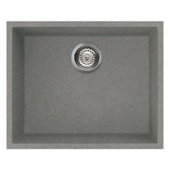 Reginox Quadra 105 1.0 Bowl Undermount Granite Kitchen Sink - Titanium